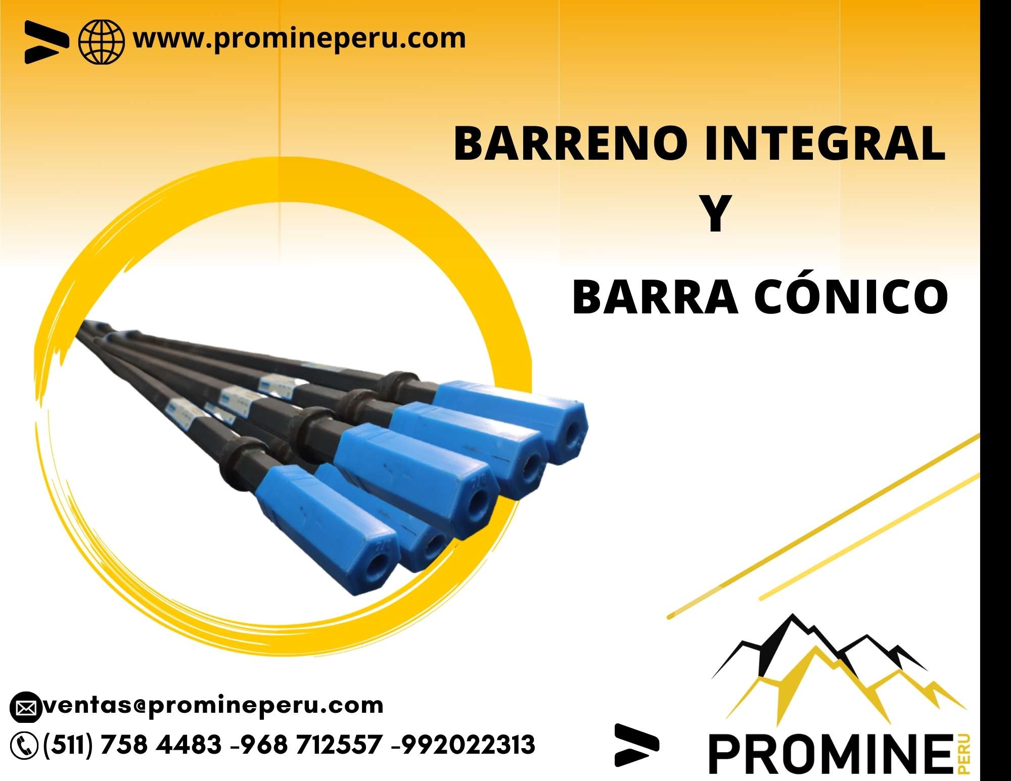 BARRENO INTEGRAL Y CÓNICA